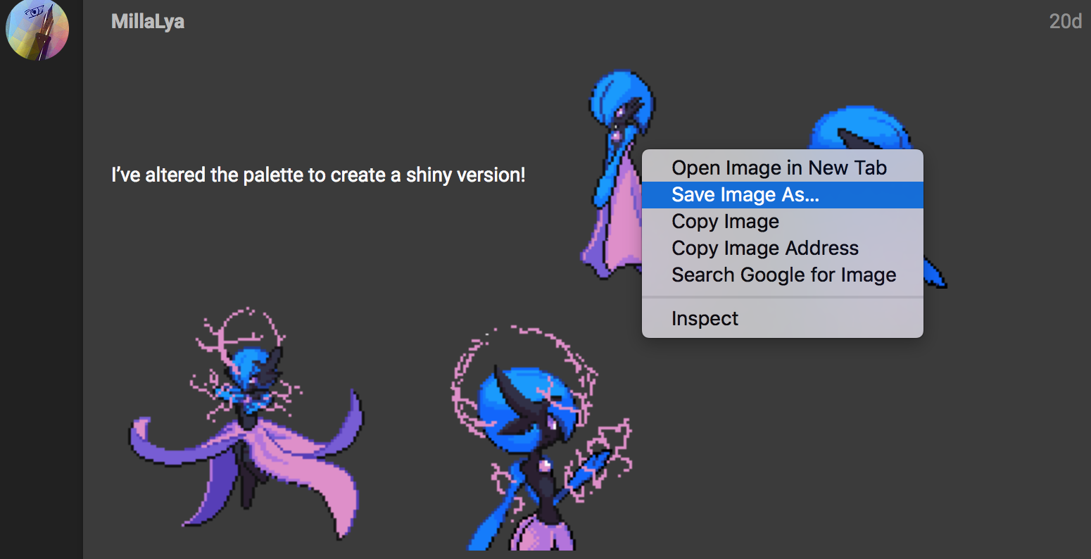 Delta Gardevoir Alternate Sprites - Artwork - The Pokemon Insurgence Forums