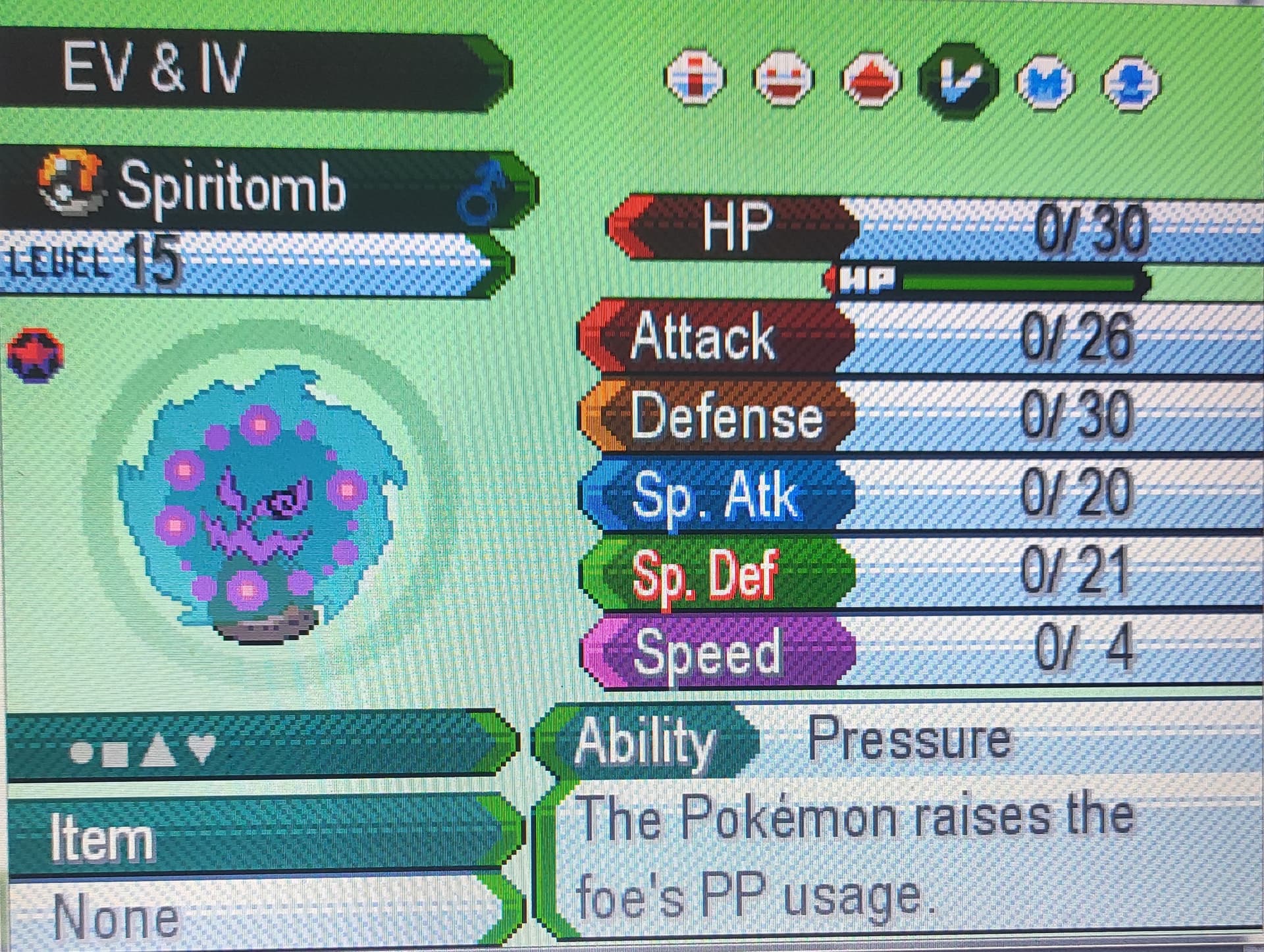 4] Shiny Spiritomb in Platinum after 15778 srs. : r/ShinyPokemon