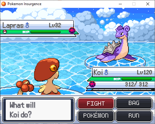 I got a shiny lapras in PokemonFireRed