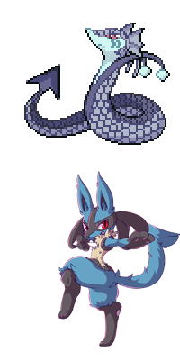 Delta serperior and lucario